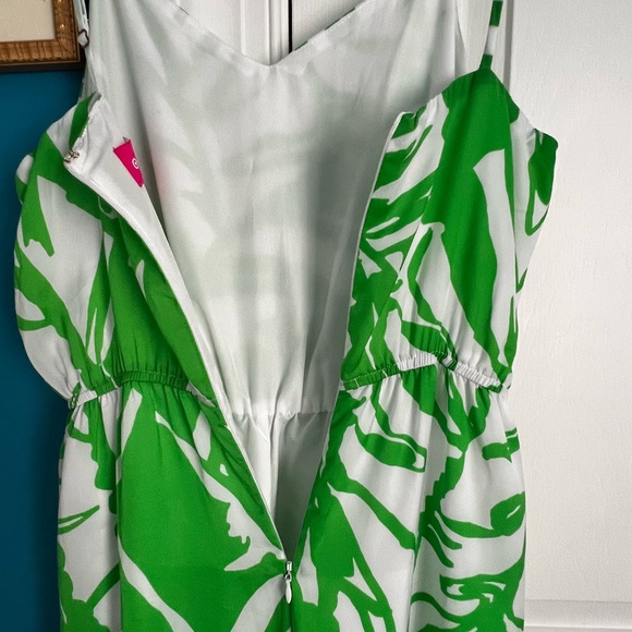Lilly Pulitzer for Target Green Floral Jumpsuit M - Picture 8 of 11
